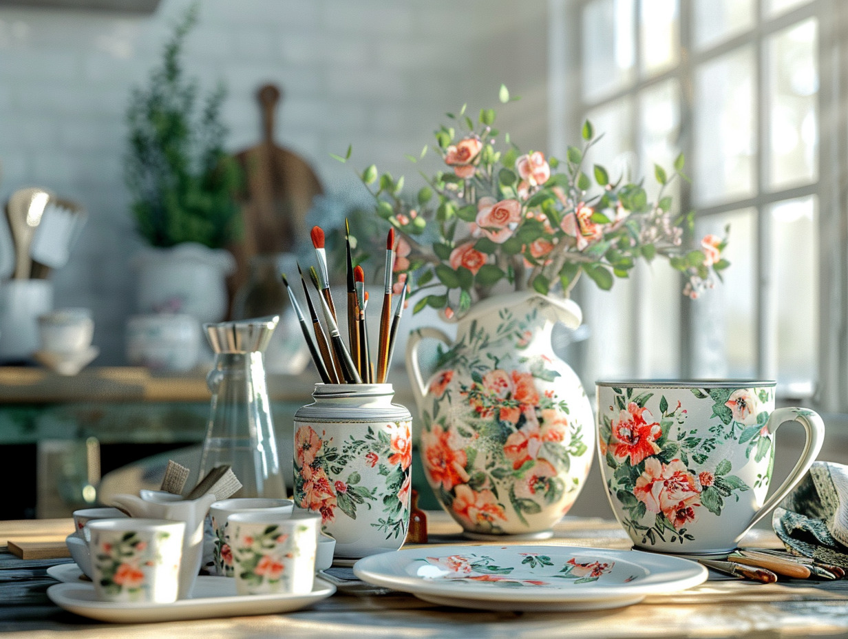 peinture porcelaine